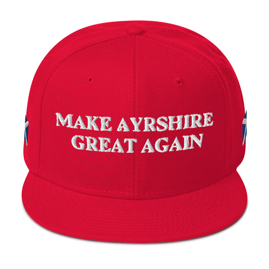 Make Ayrshire Great Again Hat (Double Scotland Flag)